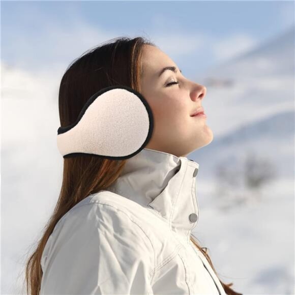 5 in 1 Women Winter Knitted Beanie Hat‎ Scarf Gloves Socks Earmuff Set Soft Warm - Picture 7 of 8